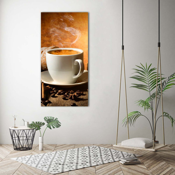 Ebern Designs Tasse Kaffee Kunstdrucke Auf Leinwand Wayfair De